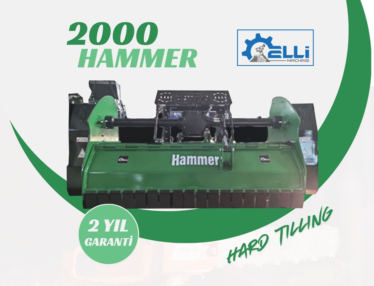 2000 Hammer Kesek Kırma Makinesi