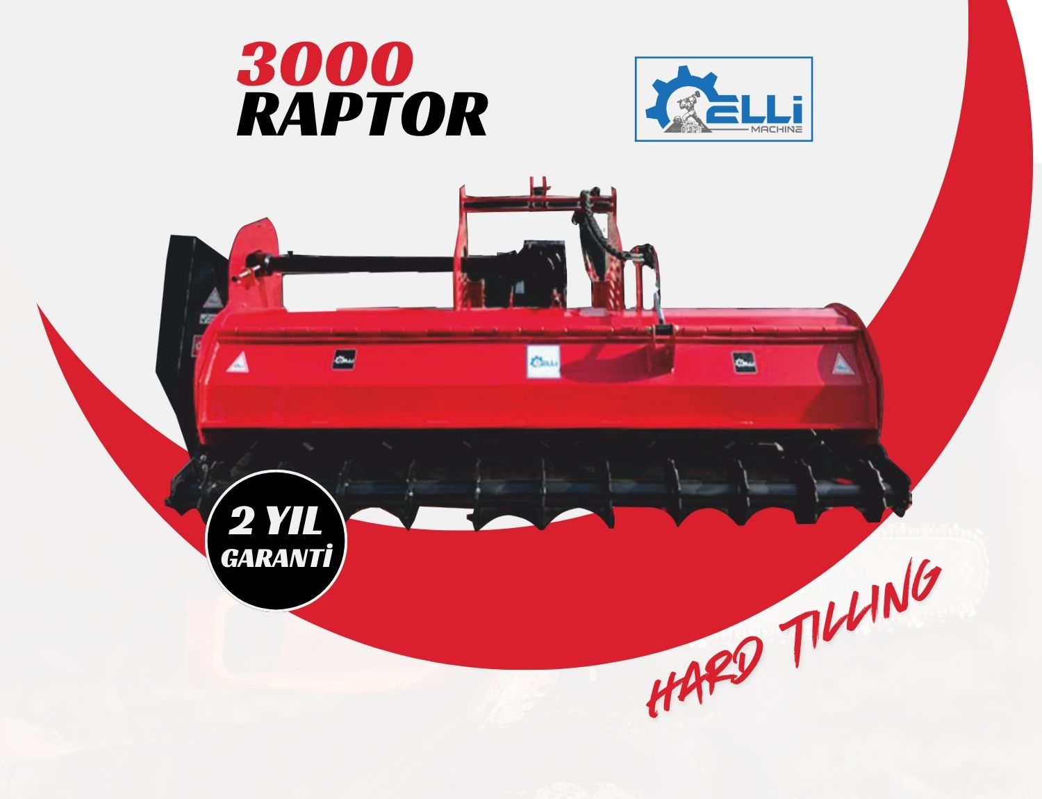 3000 Raptor Kesek Kırma Makinesi
